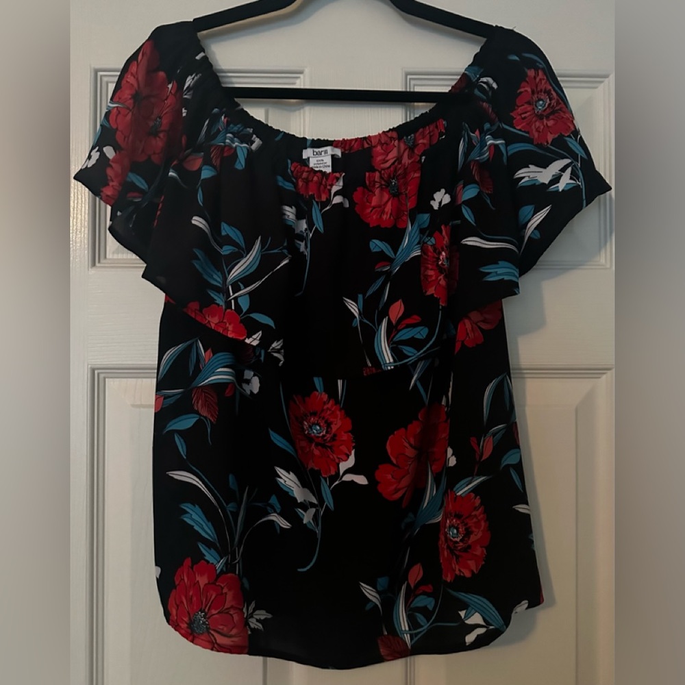 Size large off shoulder blouse from bar lll